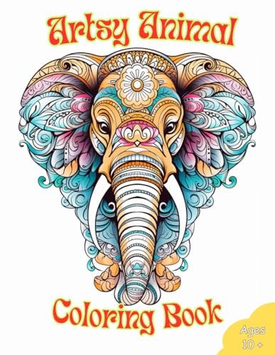 Artsy Animal Coloring Book A Whimsical Journey Through Intricate Mandala Designs