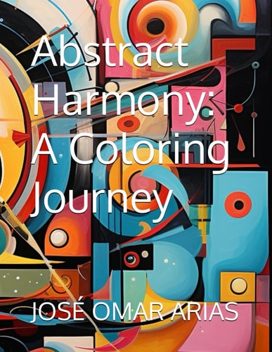 Abstract Harmony A Coloring Journey