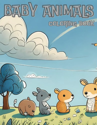 Baby Animals For Coloring