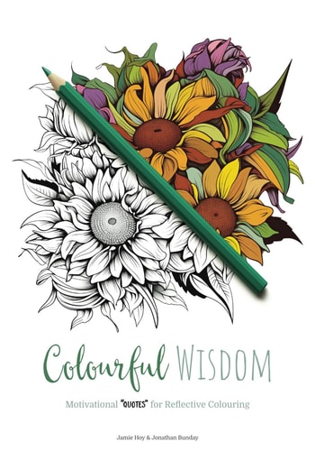 Colourful Wisdom Motivational Quotes for Reflective Coloring