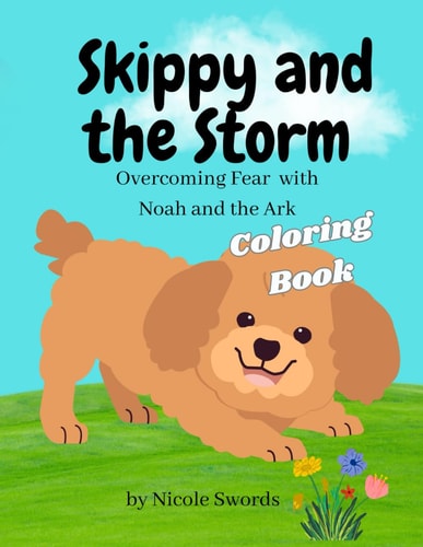Skippy and the Storm Coloring Book Overcoming Fear with Noah and the Ark