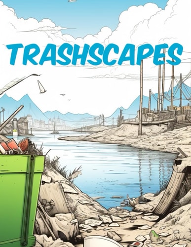 Trashscapes An Adult Coloring Book