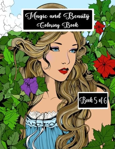 Magic and Beauty Coloring Book Very Detailed and Intricate Drawings