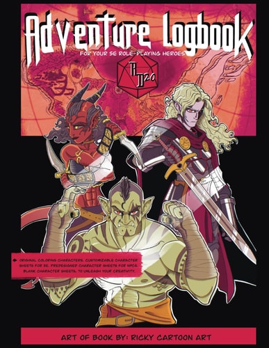 Adventure Logbook For Your 5E Role-playing Heroes