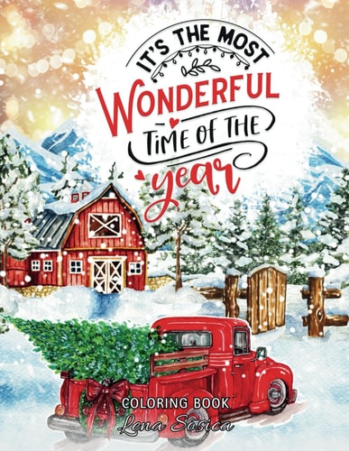Christmas Coloring Book It's the Most Wonderful Time of the Year