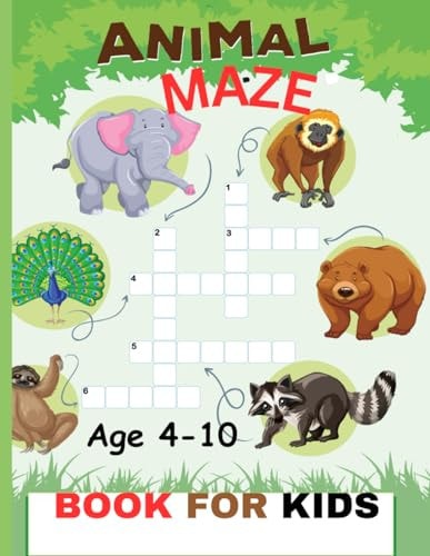 Animal Maze Book For Kids Zigzag with Zany Animals: Maze Challenges for Curious Kids