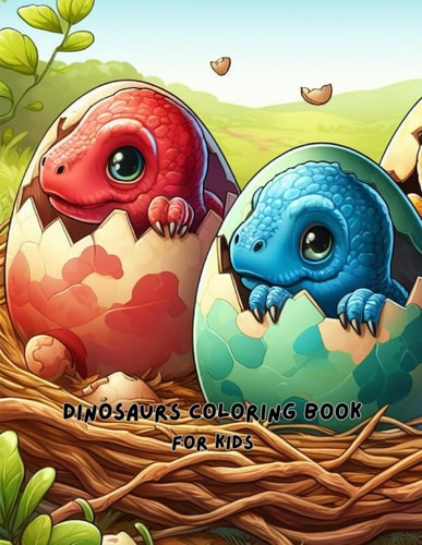 Baby Dinosaur Coloring Book for Kids