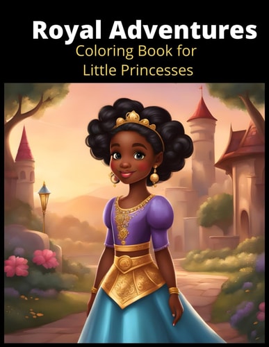 Royal Adventures Coloring Book for Little Princesses With Positive Affirmations