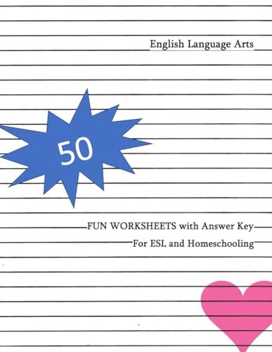English Language Arts Worksheets For ESL and Homeschool