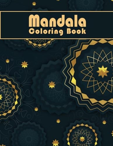 Mandala Coloring Book With Easy and Simple Mandala Patterns for Kids Or Adults