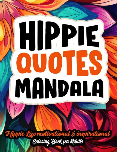 Hippie Mandalas Art for Mindful Souls: 8.5x11 Large Print. Mandalas for Stress & Relaxation