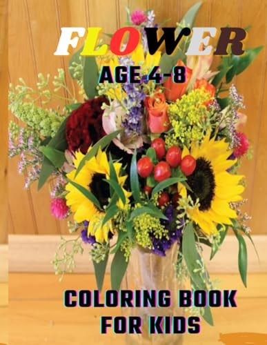 Flower Coloring Book For Kids "Garden Wonders: Whimsical Flower Coloring for Kids"