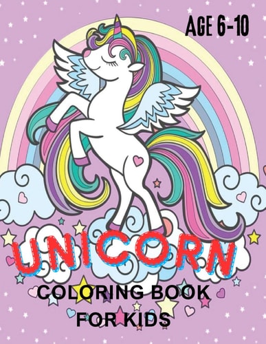 Unicorn Coloring Book For Kids "Colorful Adventures with Magical Unicorns"