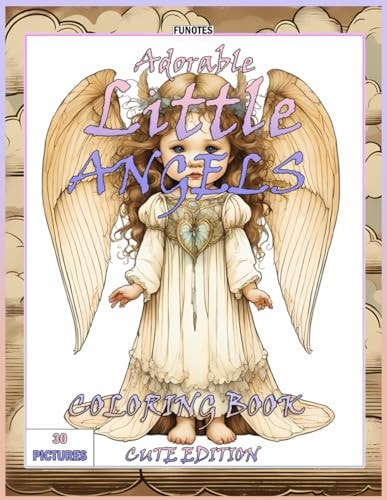 Adorable Little Angels Coloring Book Cute Edition