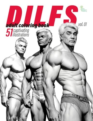 DILF's Vol. 01 Adult Coloring Book