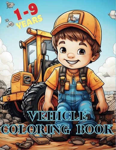 Vehicle Coloring Book