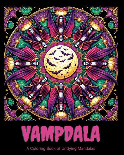 Vampdala A Coloring Book of Undying Mandalas