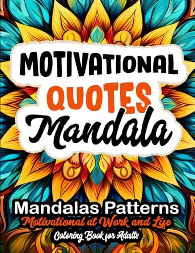 Relaxing Motivational Coloring Book 8.5x11 Large Print Boost Confidence & Calmness