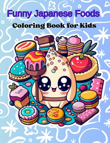 Funny Japanese Food Coloring Book