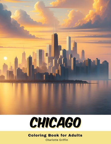 Chicago Coloring Book for Adults 40 Pages of Chicago Landmarks