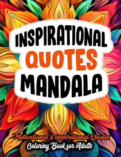 Inspirational Quotes Coloring Book Boost Your Mood & Confidence