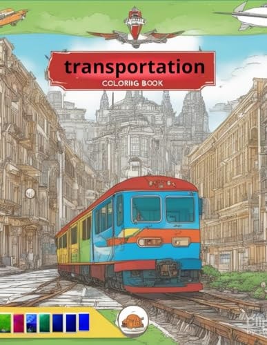 Transportation Coloring Book