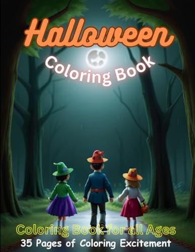 Halloween Coloring Book Coloring Book for All Ages