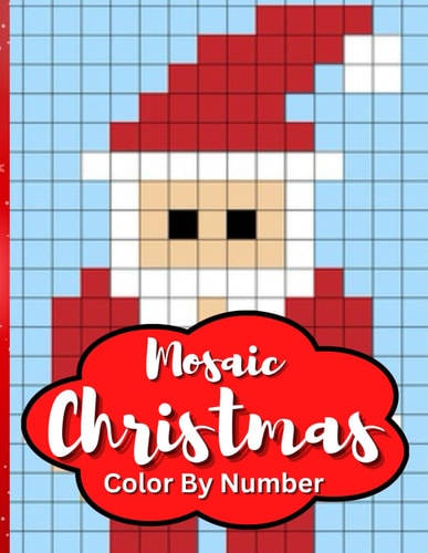 Mystery Christmas Color By Number Coloring Book for Adults