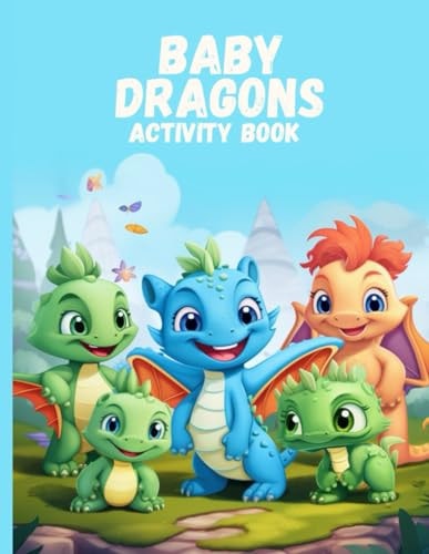 Baby Dragons Activity Sheets Children's Activity Book