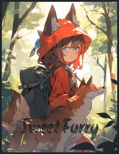 Sweet Furry Coloring Book for People who Love Furries
