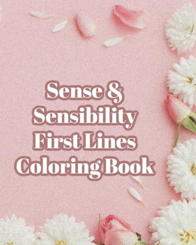 Sense & Sensibility First Lines Coloring Book