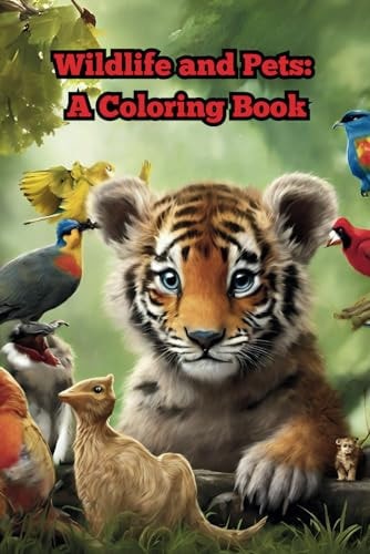 Wildlife and Pets A Coloring Book