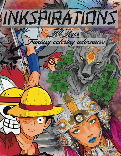 Inkspirations All Ages Fantasy Coloring Adventure