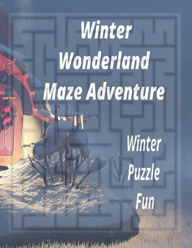 Winter Wonderland Maze Adventure Winter Puzzle Fun: Maze Books