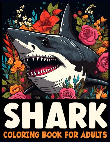 Sharks Coloring Book for Adults Discover the Majesty of Sharks Through Adult Coloring
