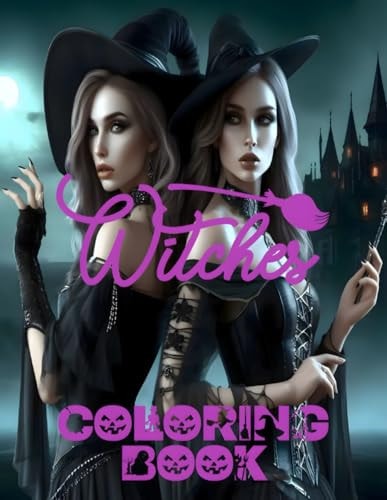 Witches Coloring Book