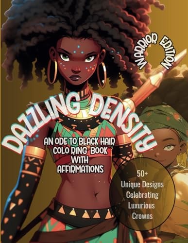 Dazzling Density An Ode to Black Hair Coloring Book with Affirmations