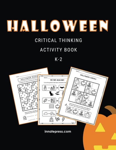 HALLOWEEN CRITICAL THINKING ACTIVITY BOOK K-2