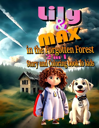 Lily and Max, in the Forgotten Forest 2 in 1 Story and Coloring Book for Kids