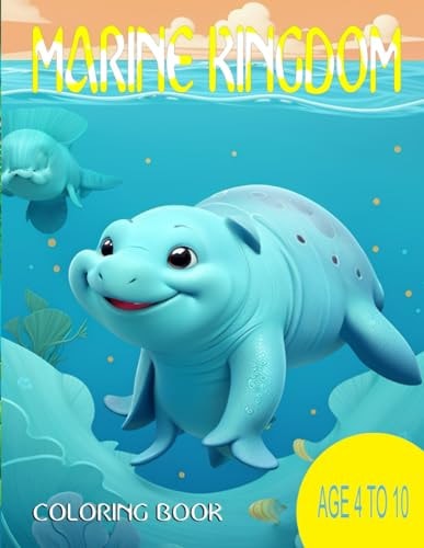 Marine Kingdom Coloring Book