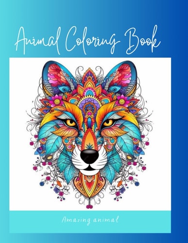 Coloring Book For Adults and Teens Adorable Fantasy Animals To Color