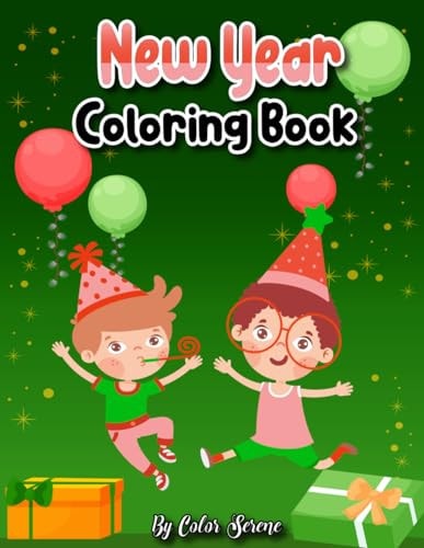 Sparkle & Shine A New Year's Coloring Journey for Kids Ages 4-10 (LargeFormat 8.5 X 11 Inch)