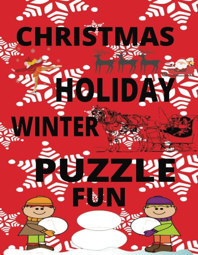Christmas Holiday Winter Puzzle Fun Christmas Crossword Puzzle