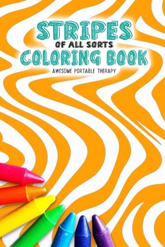 Stripes of All Sorts Coloring Book Pocket-Sized Edition