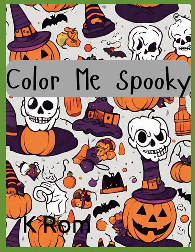 Halloween Theme Coloring Book Kids and Adults