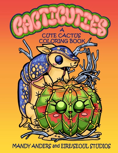 Cacticuties A Cute Cactus Coloring Book