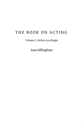 The Book on Acting