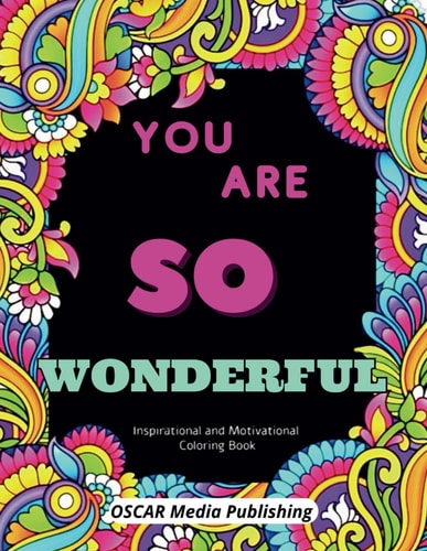 Motivational Quotes Coloring Book for Adults.