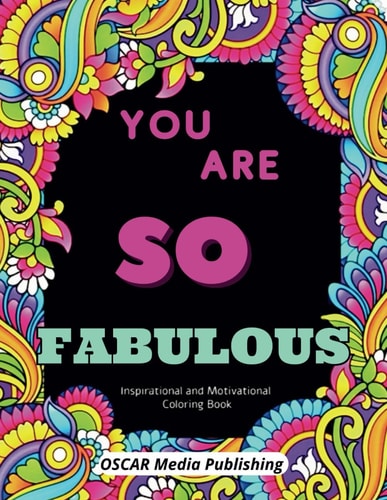 Motivational Coloring Book for Adults.