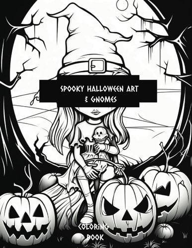 Spooky Halloween Art & Gnomes